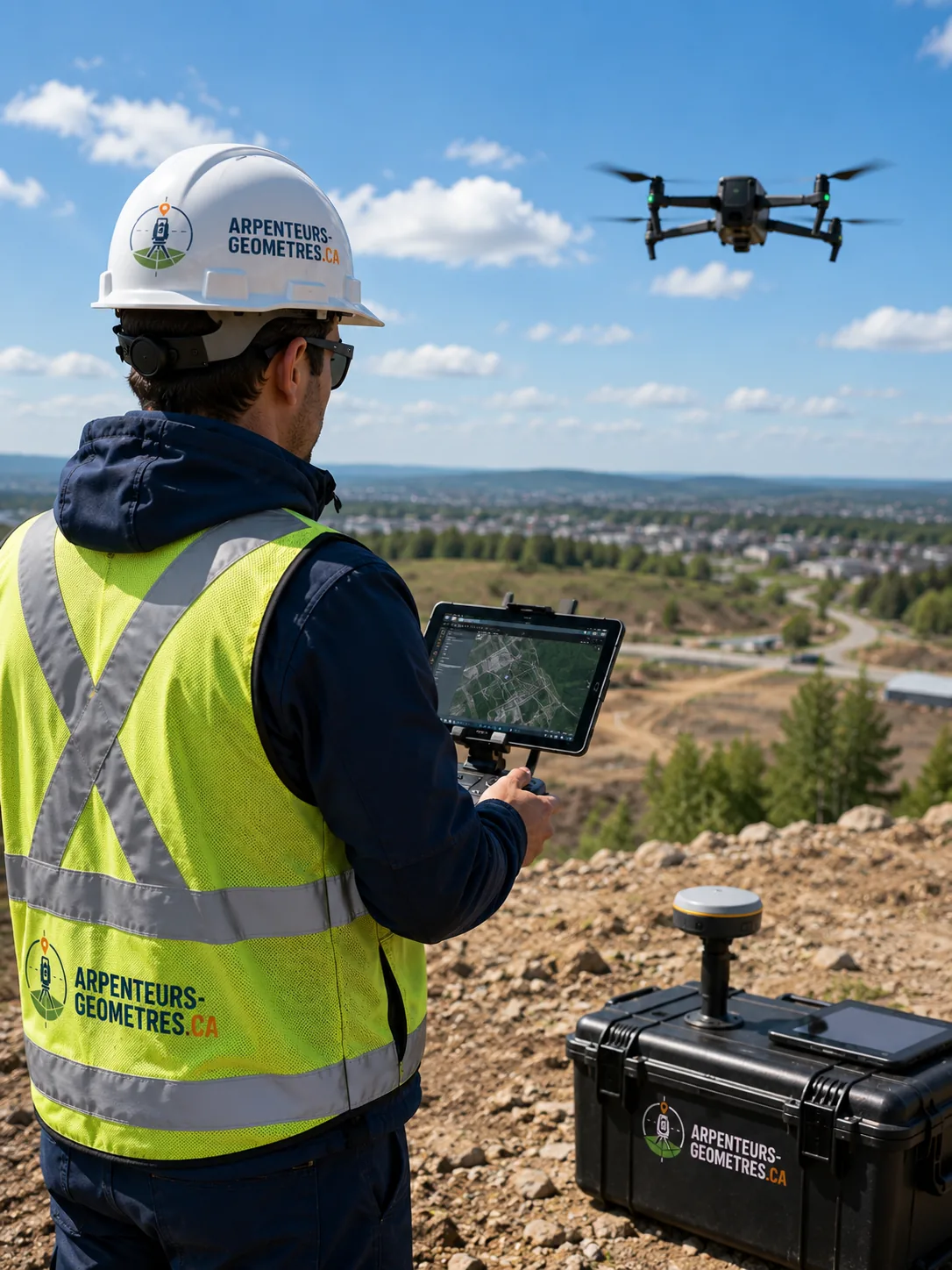 Relevé sur chantier résidentiel